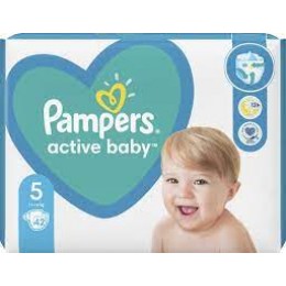 Pampers active baby 5 (11-16кг) 42шт