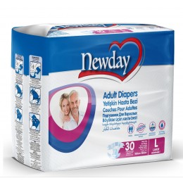 Підгузки для дорослих  NewDay Adult Diapers L, 30шт