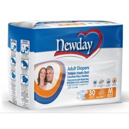 Підгузки для дорослих  NewDay Adult Diapers M, 30шт