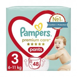 Подгузники-трусики Pampers Premium Care Pants 3 (6-11 кг), 48 шт.