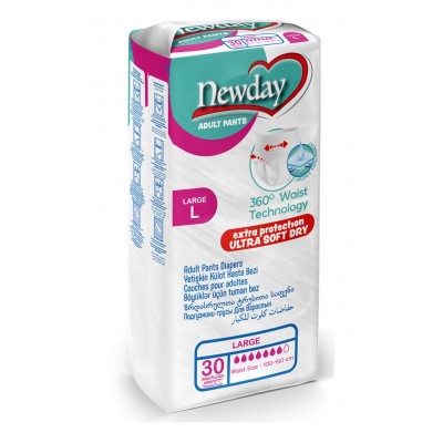 Підгузники труси для дорослих NewDay Adult Pants L, 30шт
