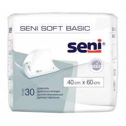 Пеленки гигиенические SENI SOFT Basic 40х60 см. (30 шт.)