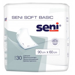 Пелюшки гігієнічні SENI SOFT Basic 90х60 см. (30 шт.)