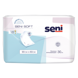 Пелюшки гігієнічні SENI SOFT Super 90х60 см. (30 шт.)